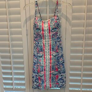 Lilly Pulitzer Shelli Dress in Stripes and Streamers